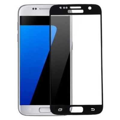 Samsung Galaxy S7 (G930) „Hat-Prince“ Tempered Glass усиленная защита, чёрное защитное стекло с полным покрытием толщиной 0,26 м