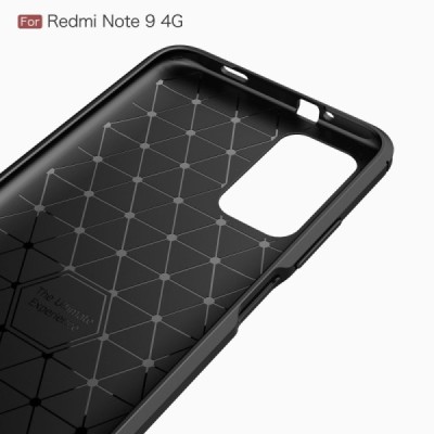 Xiaomi Redmi 9T 5G твердый силиконовый чехол (TPU) - черный | Vacins.lv