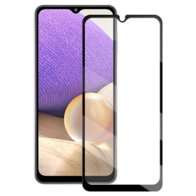 Samsung Galaxy A32 5G Mocolo 2.5D Tempered Glass melns ekrāna aizsargstikls | Vacins.lv
