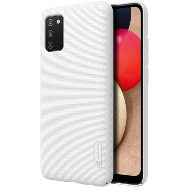 Чехол „Nillkin“ Frosted Shield - белый (Galaxy M02s)