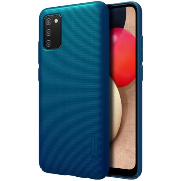 Чехол „Nillkin“ Frosted Shield - синий (Galaxy M02s)