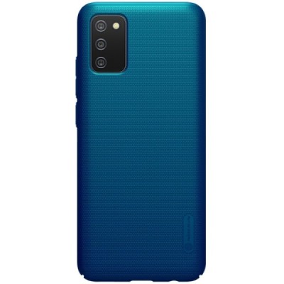 Samsung Galaxy M02s „Nillkin“ Frosted Shield синий пластиковый чехол | Vacins.lv