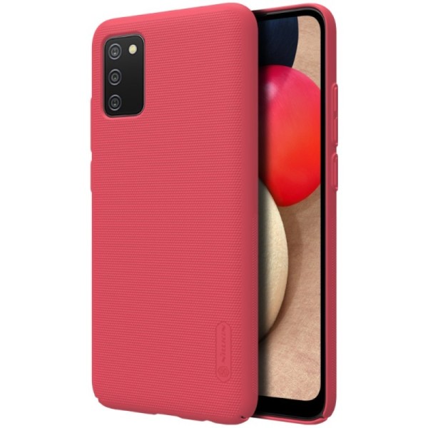 Чехол „Nillkin“ Frosted Shield - красный (Galaxy M02s)