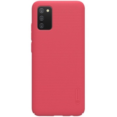 Samsung Galaxy M02s „Nillkin“ Frosted Shield красный пластиковый чехол | Vacins.lv
