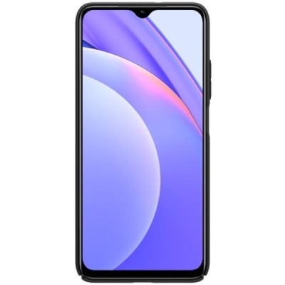 Xiaomi Redmi 9T 5G „Nillkin“ Frosted Shield чёрный пластиковый чехол | Vacins.lv