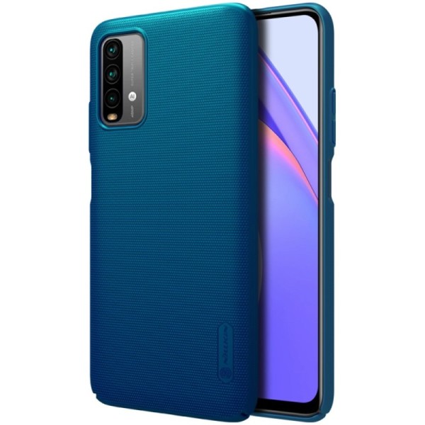 Чехол „Nillkin“ Frosted Shield - синий (Redmi 9T 5G)