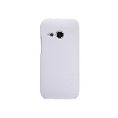 HTC One Mini 2 (HTC One M8 mini) Nillkin Frosted Shield balts plastmasas futrālis + ekrāna aizsargplēve / Vacins.lv