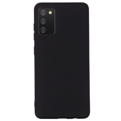 Samsung Galaxy M02s Shell (TPU) твердый силиконовый чехол - чёрный | Vacins.lv