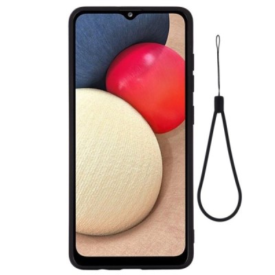 Samsung Galaxy M02s Shell (TPU) твердый силиконовый чехол - чёрный | Vacins.lv