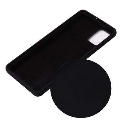 Samsung Galaxy M02s Shell (TPU) твердый силиконовый чехол - чёрный | Vacins.lv