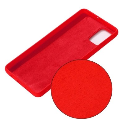 Samsung Galaxy M02s Shell (TPU) твердый силиконовый чехол - красный | Vacins.lv