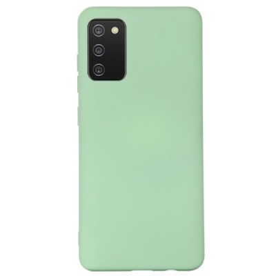 Samsung Galaxy M02s „Shell“ cieta silikona (TPU) zaļš apvalks | Vacins.lv