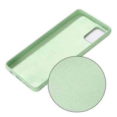 Samsung Galaxy M02s „Shell“ cieta silikona (TPU) zaļš apvalks | Vacins.lv
