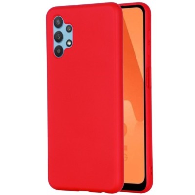 Samsung Galaxy A32 5G „Shell“ cieta silikona (TPU) sarkans apvalks | vacins.lv