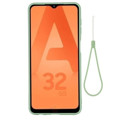 Samsung Galaxy A32 5G Shell (TPU) твердый силиконовый чехол - зелёный | Vacins.lv