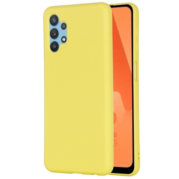 Твердый силиконовый чехол (TPU) „Shell“ - жёлтый (Galaxy A32 5G)