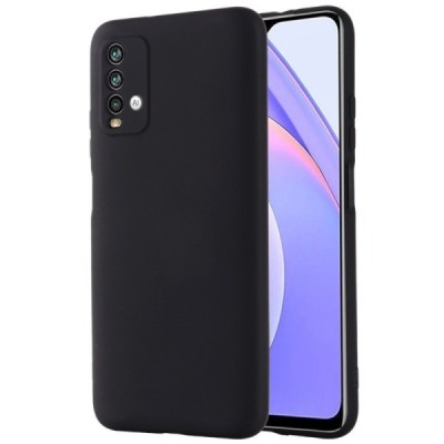Xiaomi Redmi 9T 5G „Shell“ cieta silikona (TPU) melns apvalks | vacins.lv
