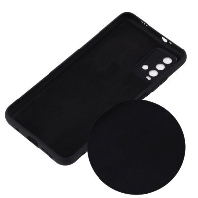 Xiaomi Redmi 9T 5G „Shell“ cieta silikona (TPU) melns apvalks | vacins.lv