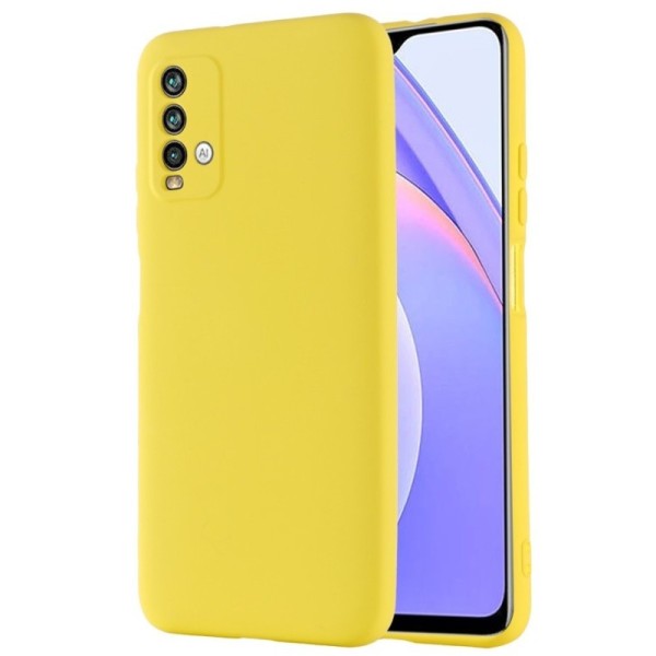 Твердый силиконовый чехол (TPU) „Shell“ - жёлтый (Redmi 9T 5G)