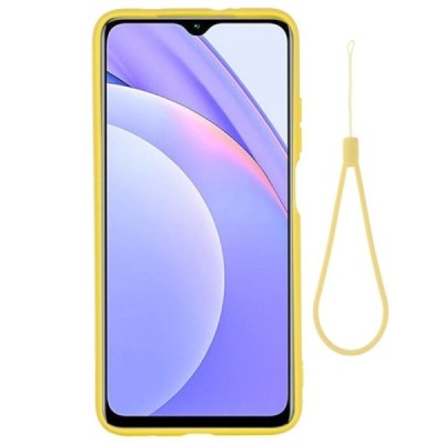 Xiaomi Redmi 9T 5G Shell (TPU) твердый силиконовый чехол - жёлтый | Vacins.lv