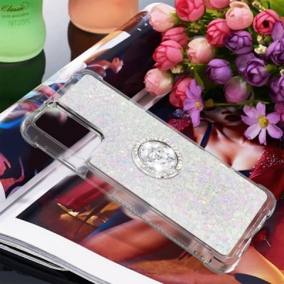 Samsung Galaxy A32 5G Shine Kickstand твердый силиконовый прозрачный чехол из TPU | Vacins.lv