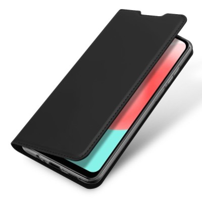 Dux Ducis Skin серии Samsung Galaxy A32 5G чёрный кожаный чехол-книжка | Vacins.lv