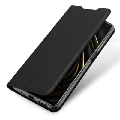Dux Ducis Skin серии Xiaomi Redmi 9T 5G чёрный кожаный чехол-книжка | Vacins.lv