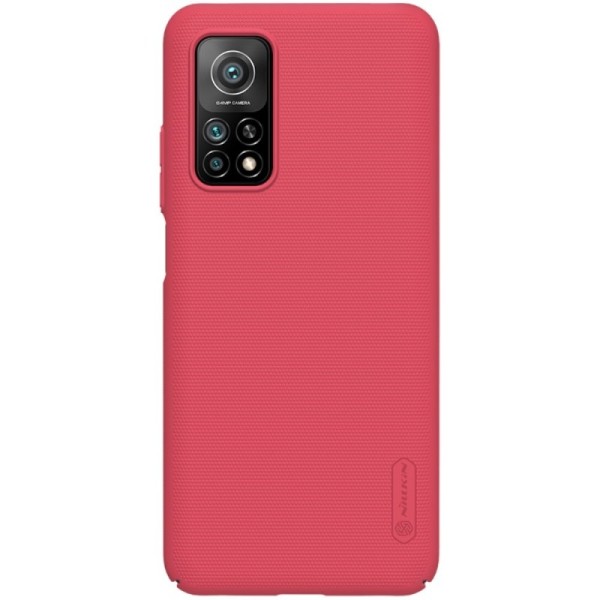 Чехол „Nillkin“ Frosted Shield - красный (Mi 10T / 10T Pro)