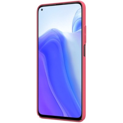 Xiaomi Mi 10T (Mi 10T Pro) Nillkin Frosted Shield красный пластиковый чехол | Vacins.lv