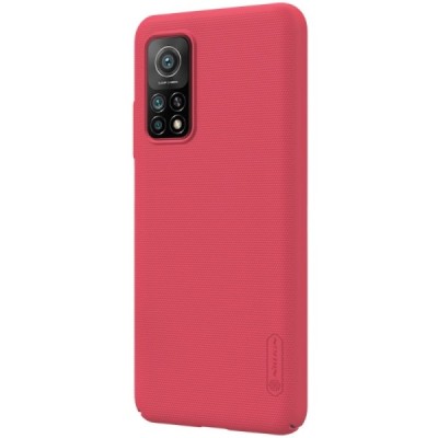 Xiaomi Mi 10T (Mi 10T Pro) Nillkin Frosted Shield красный пластиковый чехол | Vacins.lv