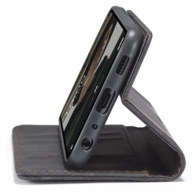 Samsung Galaxy A32 5G CaseMe Retro открываемый, чёрного цвета, кожаный чехол – книжка | Vacins.lv