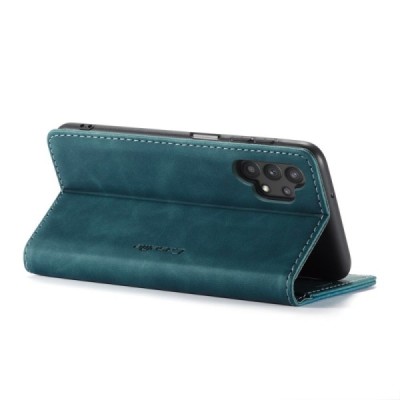 Samsung Galaxy A32 5G CaseMe Retro открываемый, зелёного цвета, кожаный чехол – книжка | Vacins.lv
