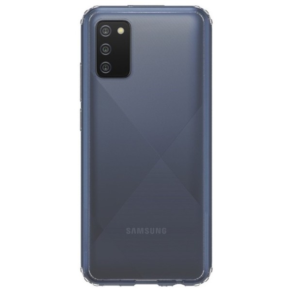 Твердый силиконовый (TPU) акриловый чехол - прозрачный (Galaxy M02s)