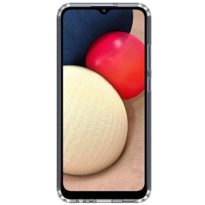 Samsung Galaxy M02s твердый силиконовый прозрачный акриловый чехол из TPU | Vacins.lv