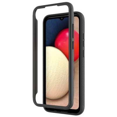 Samsung Galaxy M02s „R-Just“ прозрачный усиленный защитный чехол | Vacins.lv