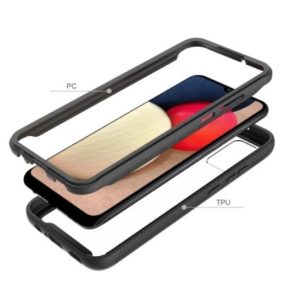 Samsung Galaxy M02s „R-Just“ прозрачный усиленный защитный чехол | Vacins.lv