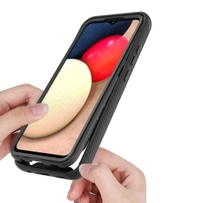 Samsung Galaxy M02s „R-Just“ прозрачный усиленный защитный чехол | Vacins.lv