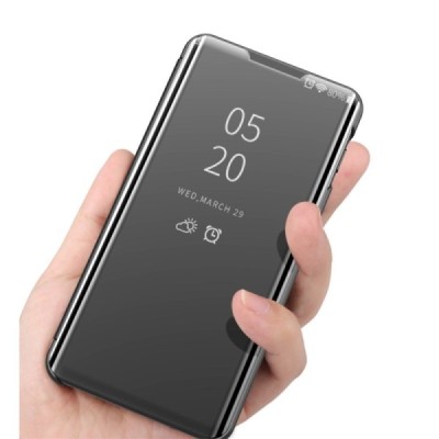 Samsung Galaxy A32 5G открываемый чёрный пластиковый чехол-книжка | Vacins.lv