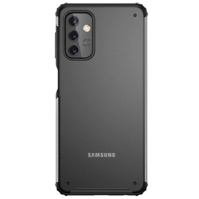 Samsung Galaxy A32 5G Armor матовый твердый силиконовый чехол (TPU) с черной окантовкой | Vacins.lv