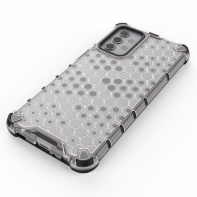 Улучшенная защита Honeycomb Samsung Galaxy A32 5G прозрачный твердый силиконовый (TPU) и пластиковый чехол | Vacins.lv