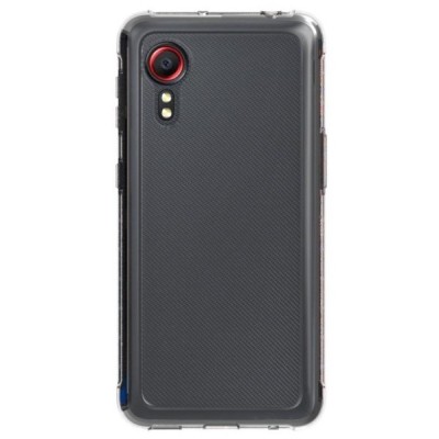 Твердый силиконовый чехол (TPU) для Samsung Galaxy Xcover 5 (G525) - прозрачный | Vacins.lv