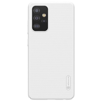 Samsung Galaxy A52 5G (A526B) „Nillkin“ Frosted Shield balts apvalks | vacins.lv