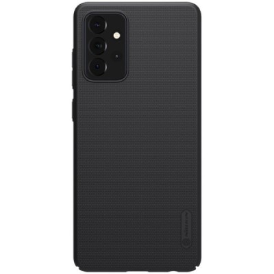 Samsung Galaxy A72 5G (A726B) „Nillkin“ Frosted Shield чёрный пластиковый чехол | Vacins.lv