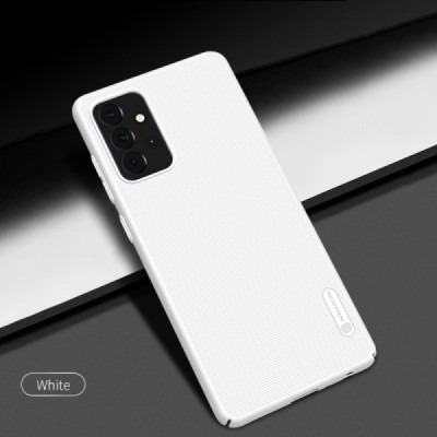 Samsung Galaxy A72 5G (A726B) „Nillkin“ Frosted Shield белый пластиковый чехол | Vacins.lv