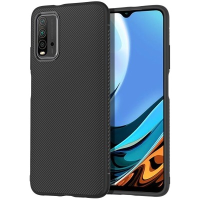 Xiaomi Redmi 9T 5G cieta silikona (TPU) melns apvalks | vacins.lv