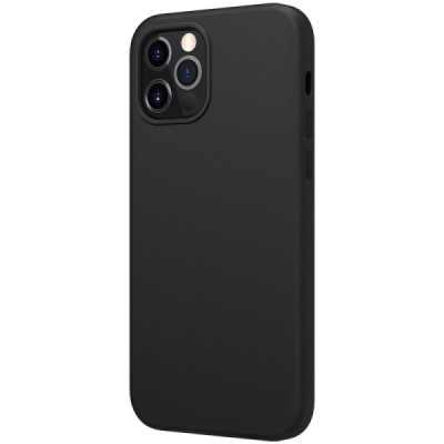 Apple iPhone 12 (12 Pro) „Nillkin“ Flex MagSafe чехол - чёрный | Vacins.lv