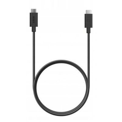 Официальный Sony Type-C Type-C черный провод 1 м (UCB24, оригинал) | Vacins.lv