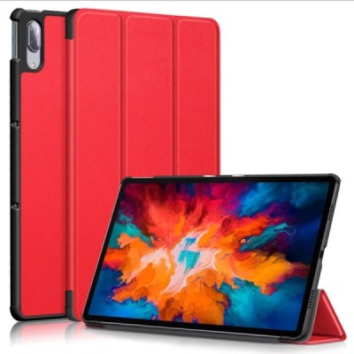 Lenovo Tab P11 Pro 11.5" (J706F) красный кожаный чехол-книжка (складной) | Vacins.lv