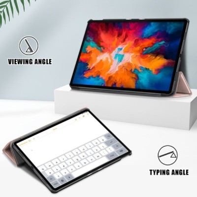 Lenovo Tab P11 Pro 11.5" (J706F) atvēramais zelta maciņš | Vacins.lv
