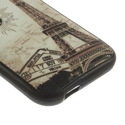 HTC One Mini 2 (HTC One M8 mini) krāsains cieta silikona apvalks - Eifelis / Vacins.lv